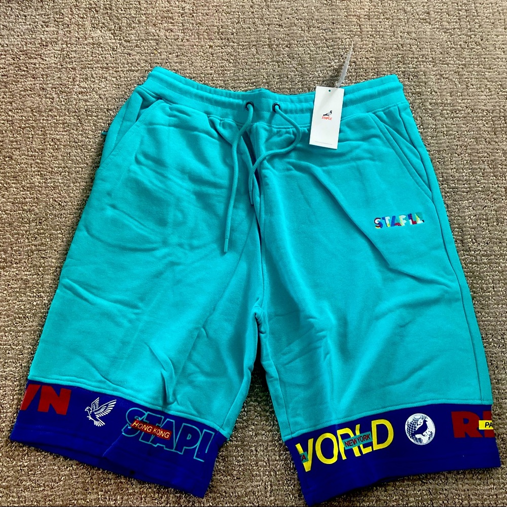 Brand new xl shorts from pigeon staple color teal